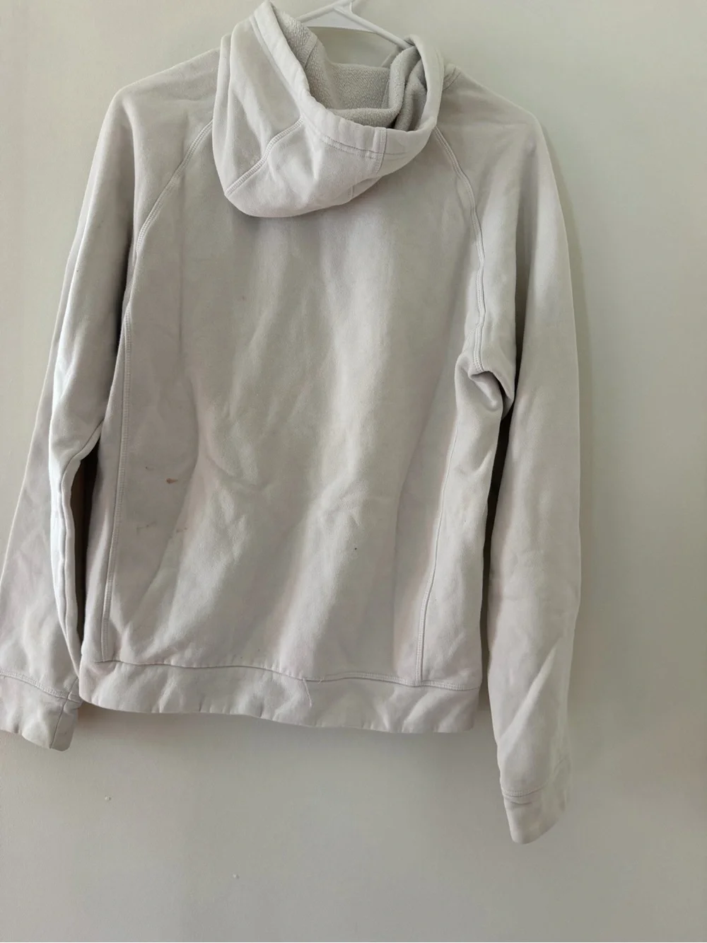 adidas Kids Hoodie in Light Beige with Black Logo